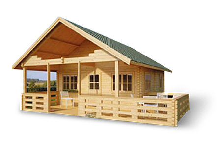 dřevěný domek