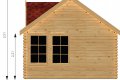 Clockhouse 5,5x4 m, tl. 44 mm