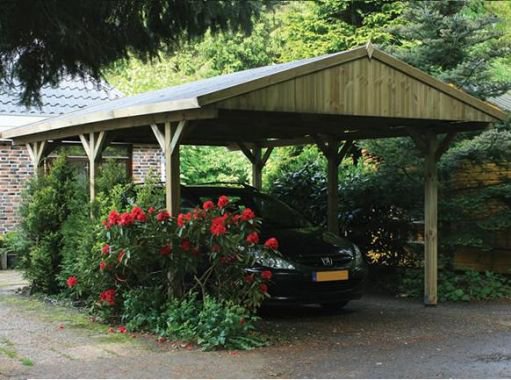 Carport Classic 3x6 M Garáže A Garážová Stán